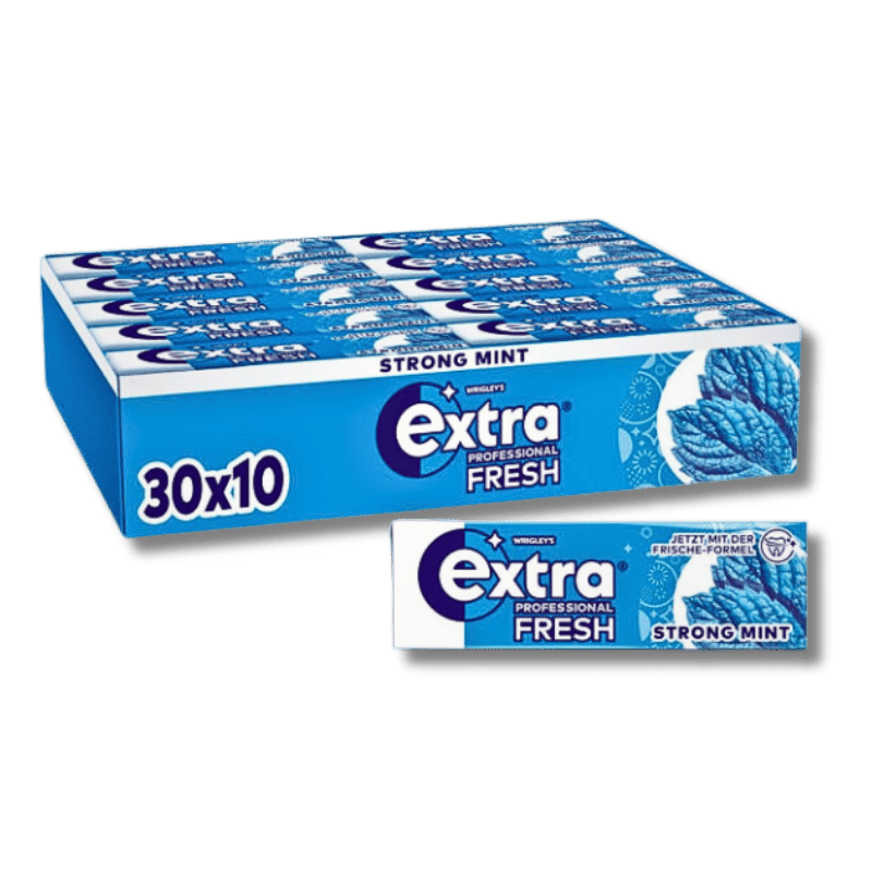 Wrigley’s Extra Professional Fresh Strong Mint (30 x 10 Dragees)