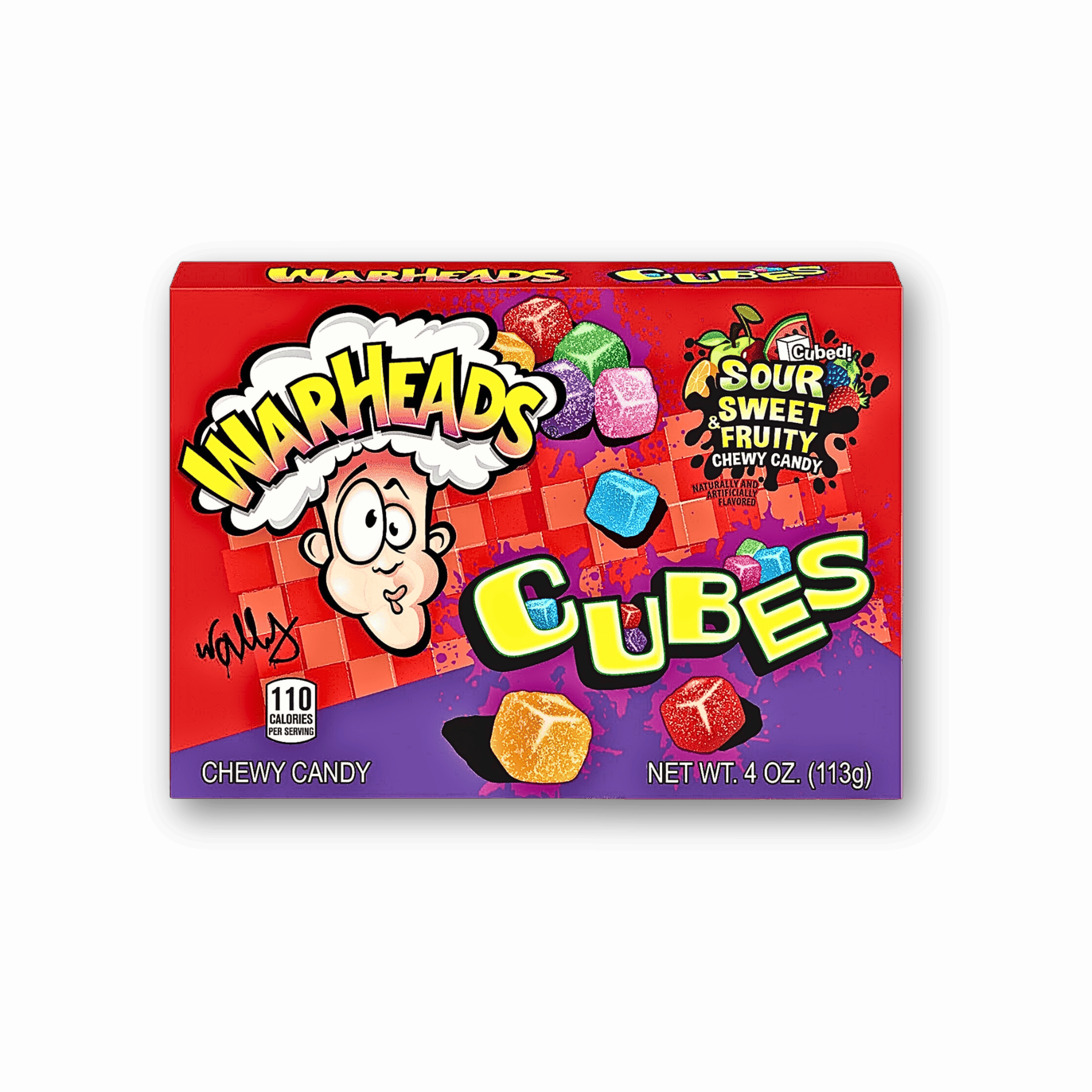 Warheads Sour Chewy Cubes Theatre Box 113g