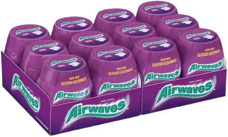 Wrigley's Airwaves Cool Cassis 12x50 (Dragees) - Allinone Trade GmbH