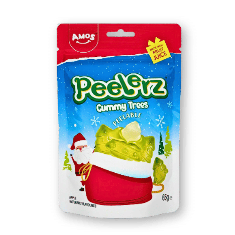 Amos Amos Peelerz Apple Christmas 65g - Allinone Trade GmbH