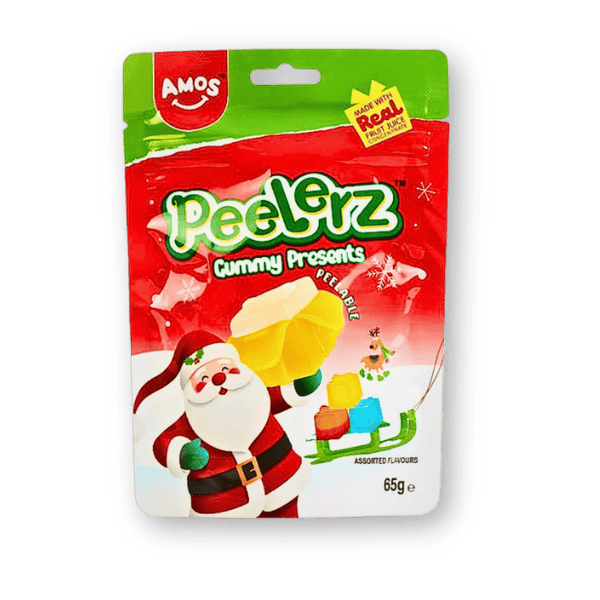 Peelerz Amos Peelerz Christmas Strawberry/Lemon 65g - Allinone Trade GmbH