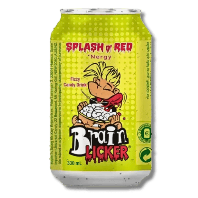 Brain Licker Brain Licker Soda Splash Red 330ml - Allinone Trade GmbH