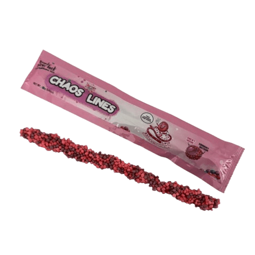 Chaos Candy Chaos candy Chaos Lines Grape & Strawberry 24x26g - Allinone Trade GmbH