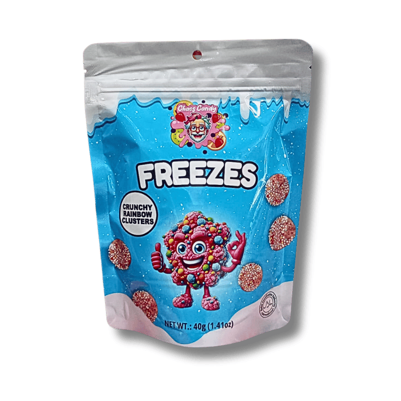 Chaos Candy Chaos Candy Freezes Crunchy Rainbow Clusters 40g - Allinone Trade GmbH