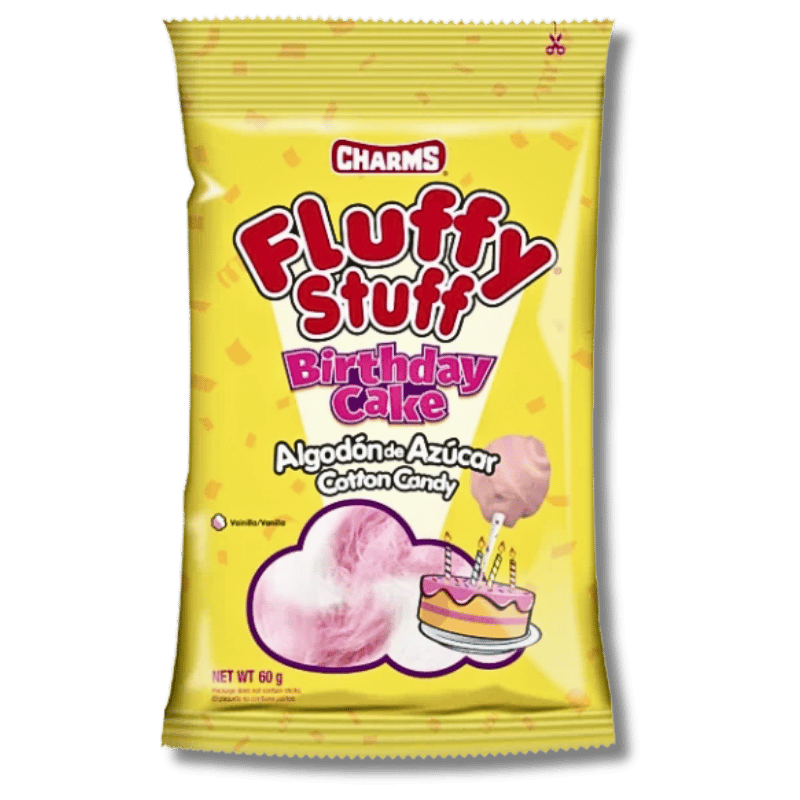 Charms Charms Fluffy Stuff Birthday Cake 60gr - Allinone Trade GmbH