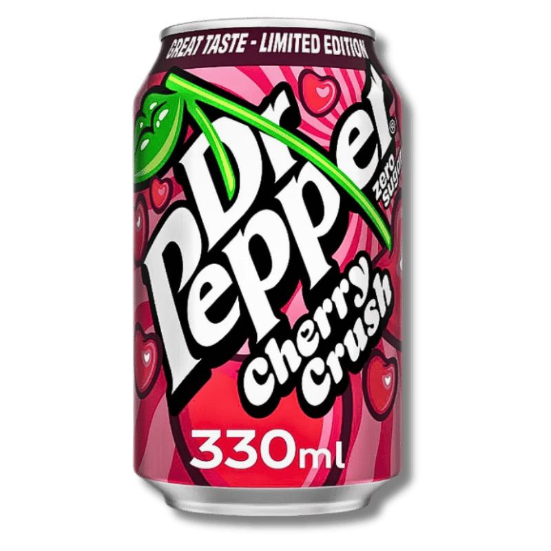 Dr. Pepper DR PEPPER CHERRY CRUSH ZERO SUGAR 330ml - Allinone Trade GmbH