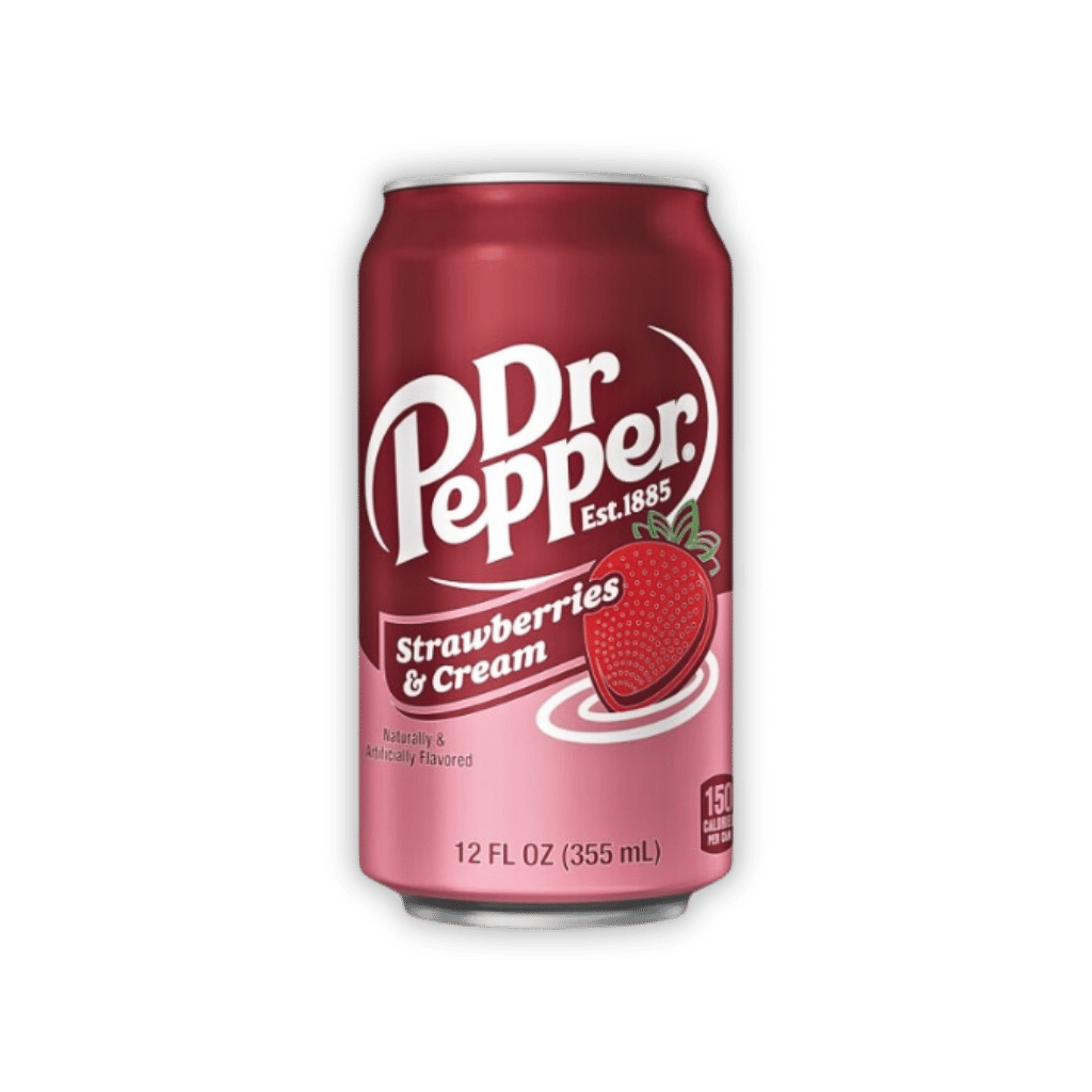 Dr. Peppper Dr. Pepper Strawberry&Cream 355ml - Allinone Trade GmbH