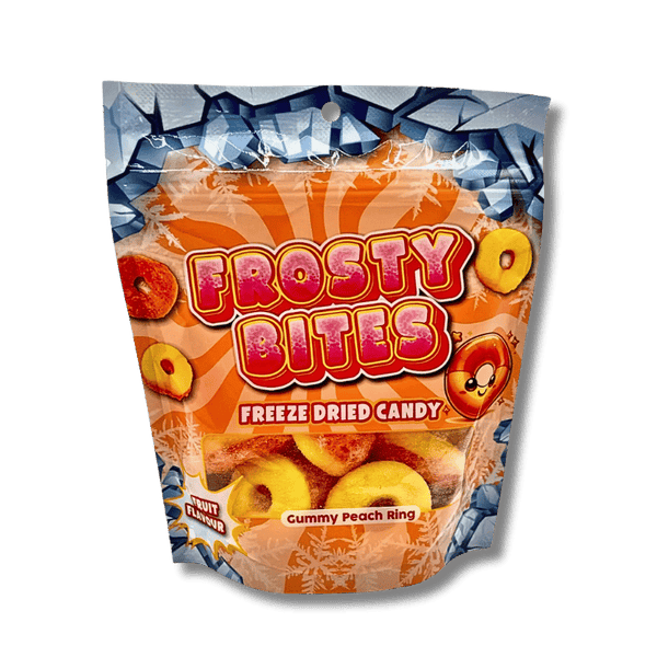 Frosty Bites Frosty Bites Gummy Peach Ring 50g - Allinone Trade GmbH
