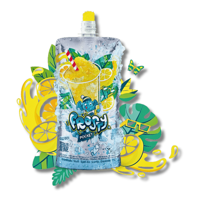 Frosty Pocket Frosty Pocket Slush - Eis Limon 160g - Allinone Trade GmbH