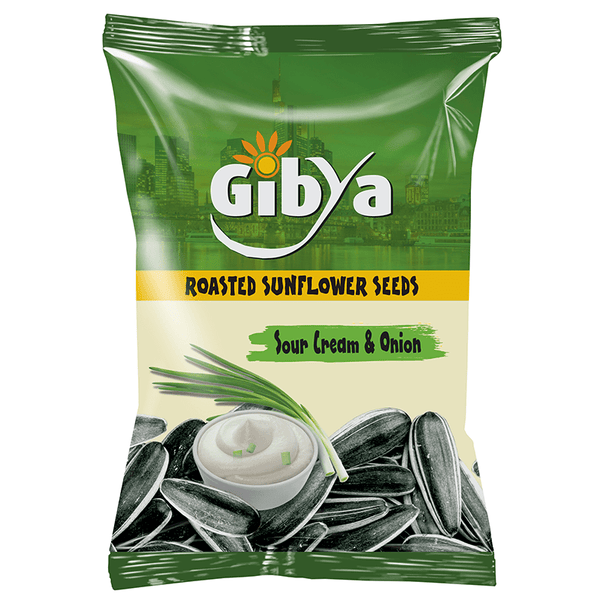 Gibya Gibya Roasted Sunflower Seeds Sour Cream&Onion 100g - Allinone Trade GmbH