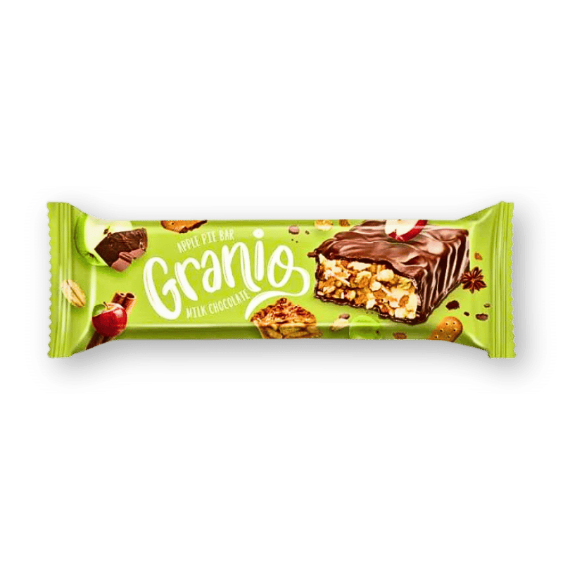 Granio Granio - Milchschokolade Apfel Zimt Bar 40g - Allinone Trade GmbH