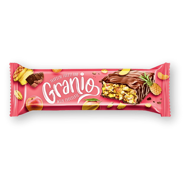 Granio Granio - Milchschokolade Hafer Tropenfrucht 40g - Allinone Trade GmbH