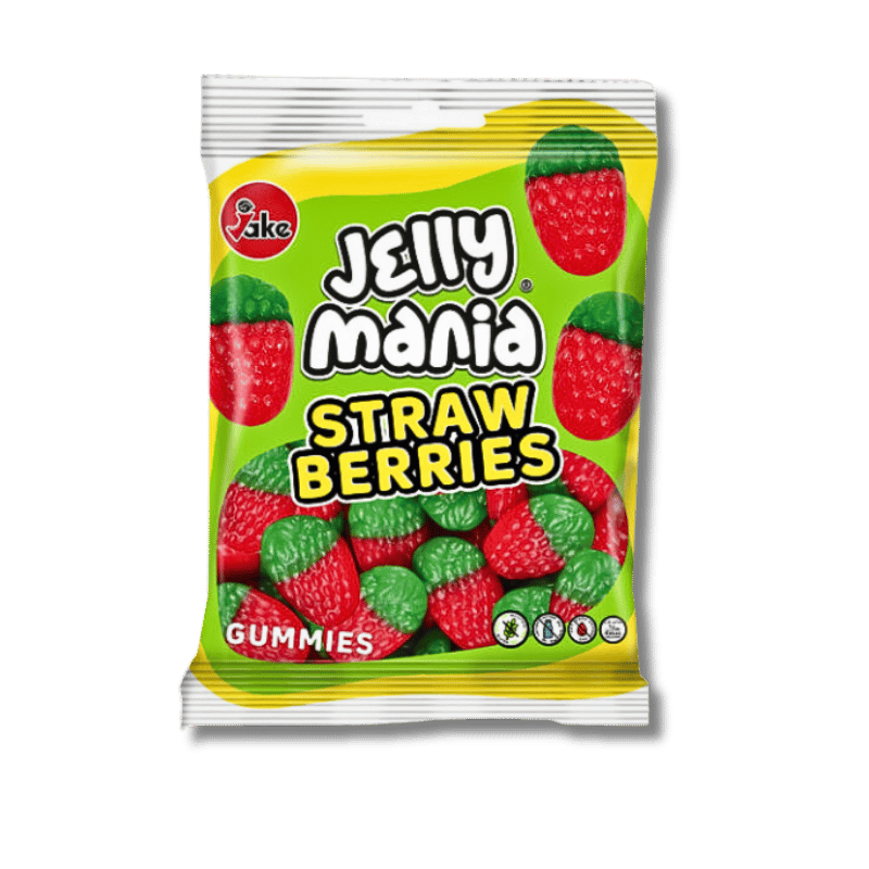 Jake Jake Jelly Mania Strawberries 100g - Allinone Trade GmbH