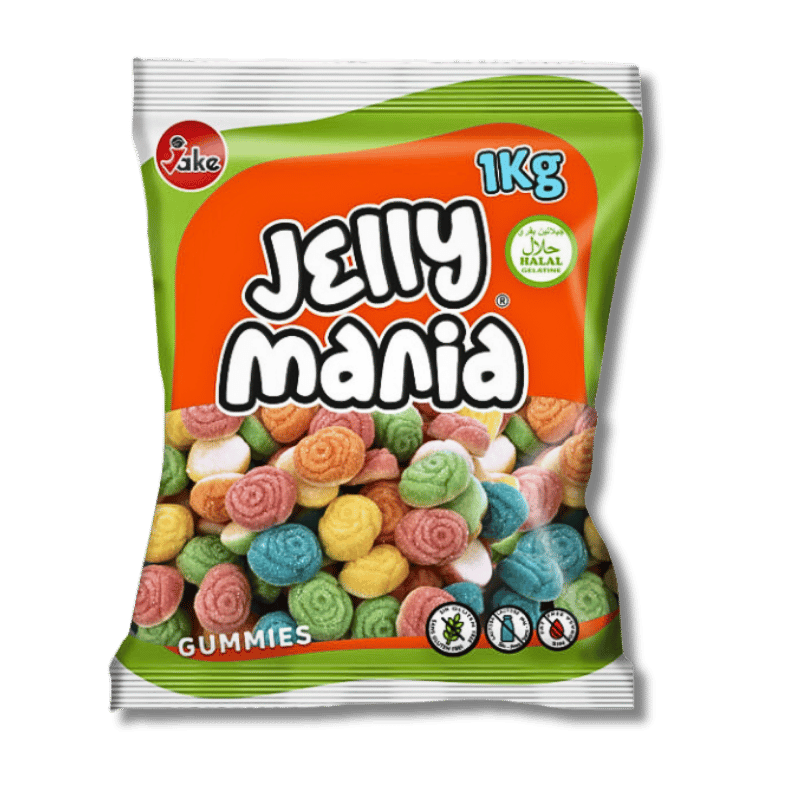 Jake Jake Jelly Sugared Flower Power 1kg - Allinone Trade GmbH