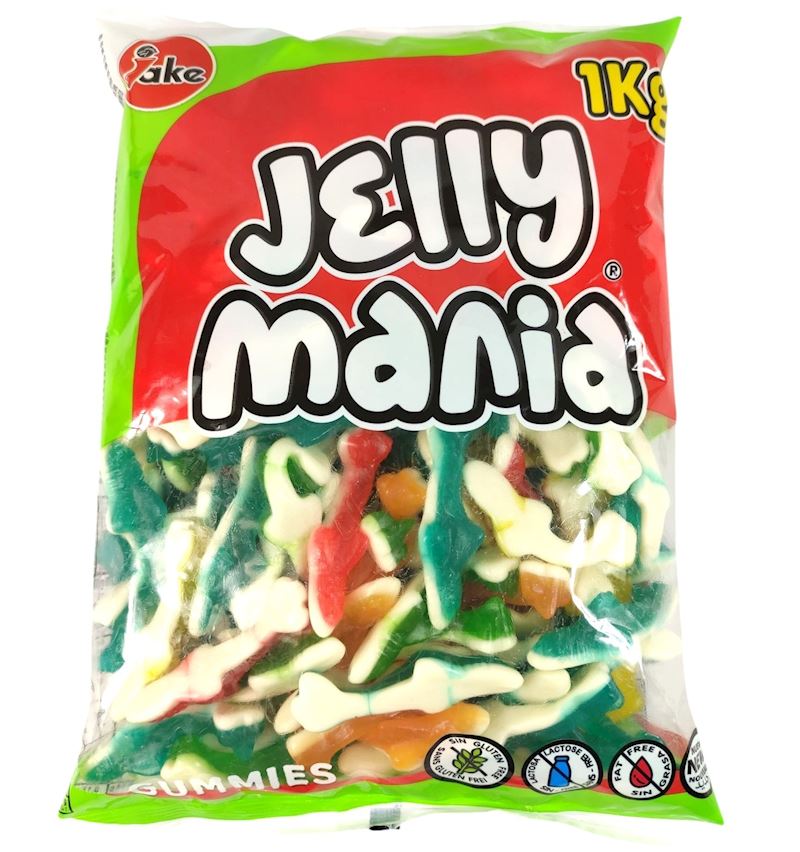 Jelly Mania Jelly Mania Sharks 1000g - Allinone Trade GmbH