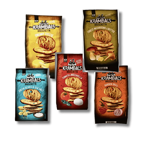 Krambals Krambals Brotchips 5 - fach sortiert (30 Stück) - Allinone Trade GmbH