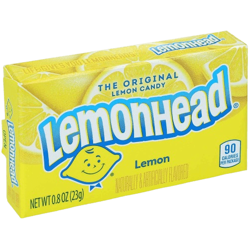 Ferrarcandy LEMONHEAD THE ORIGINAL LEMON CANDY 24x23g - Allinone Trade GmbH