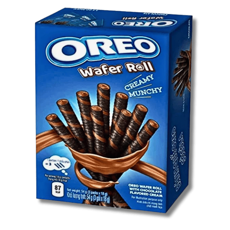 Oreo Oreo THAI Wafer Roll Chocolate Asia 54g - Allinone Trade GmbH