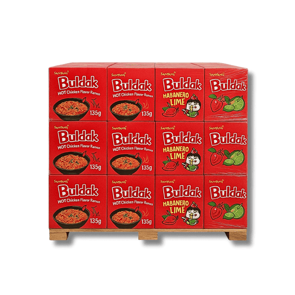 Samyang Samyang Buldak Hot chicken Habanero Lime 2080 x 135g PALETTE - Allinone Trade GmbH
