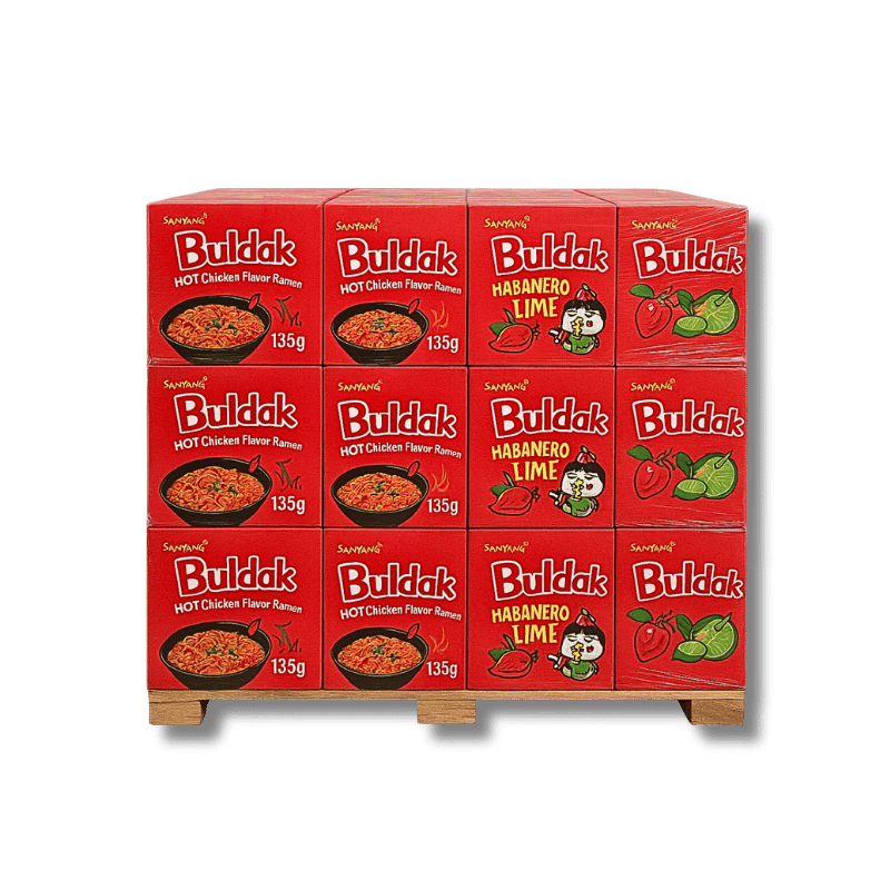 Samyang Samyang Buldak Hot chicken Habanero Lime 2080 x 135g PALETTE - Allinone Trade GmbH