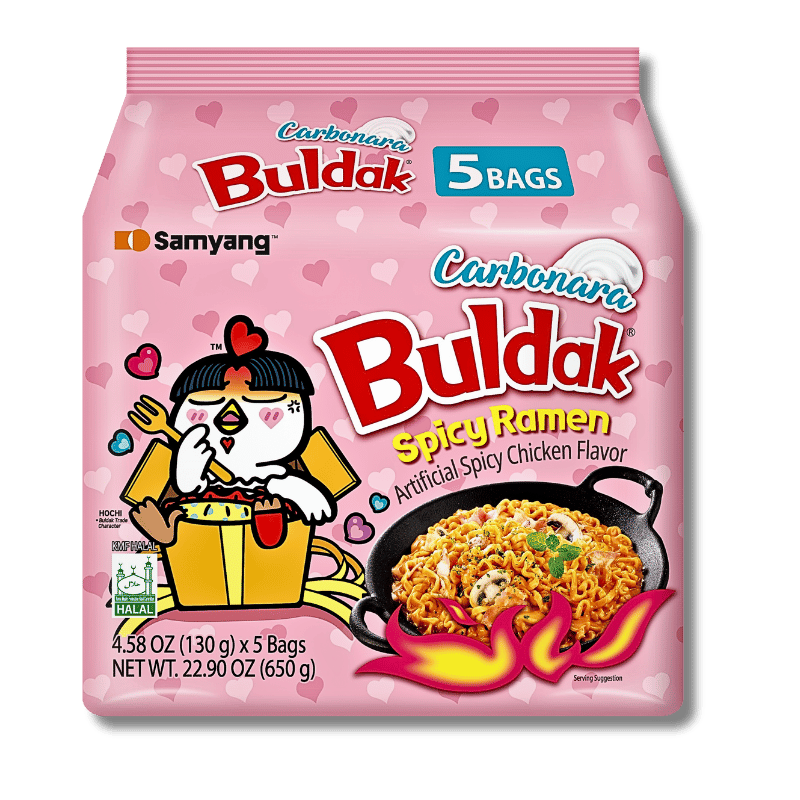 SamYang Buldak Samyang Buldak PINK Carbo Flavour EU 130g - Allinone Trade GmbH