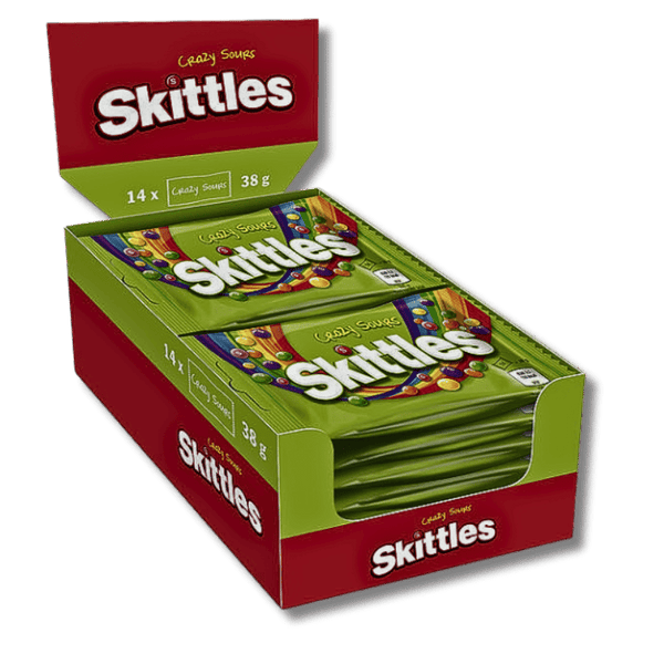 Skittles Skittles Crazy Sours 38g - Allinone Trade GmbH