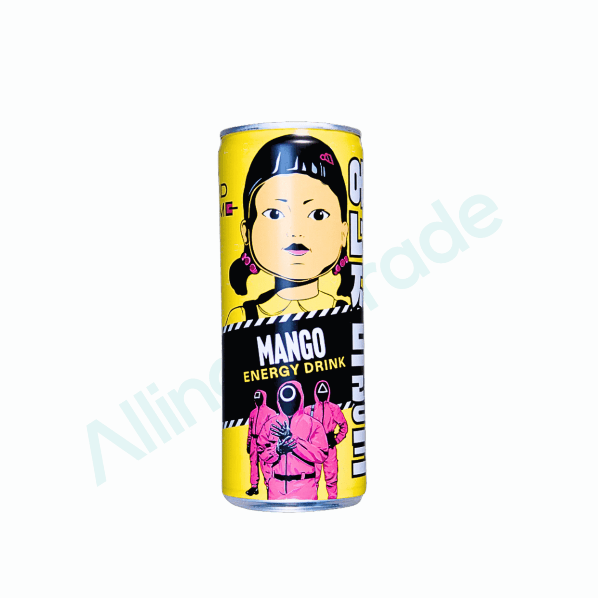 Squid Game Squid Game Energy Drink MANGO 250ml - Allinone Trade GmbH