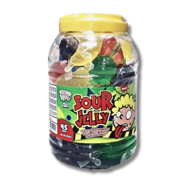 Sugar Daddy SUGAR DADDY Inc SOUR JELLY FRUITS JAR 1,6kg - Allinone Trade GmbH