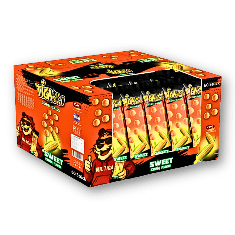 Tigaz Tigaz Corn Balls Sweet Corn 20g - Allinone Trade GmbH