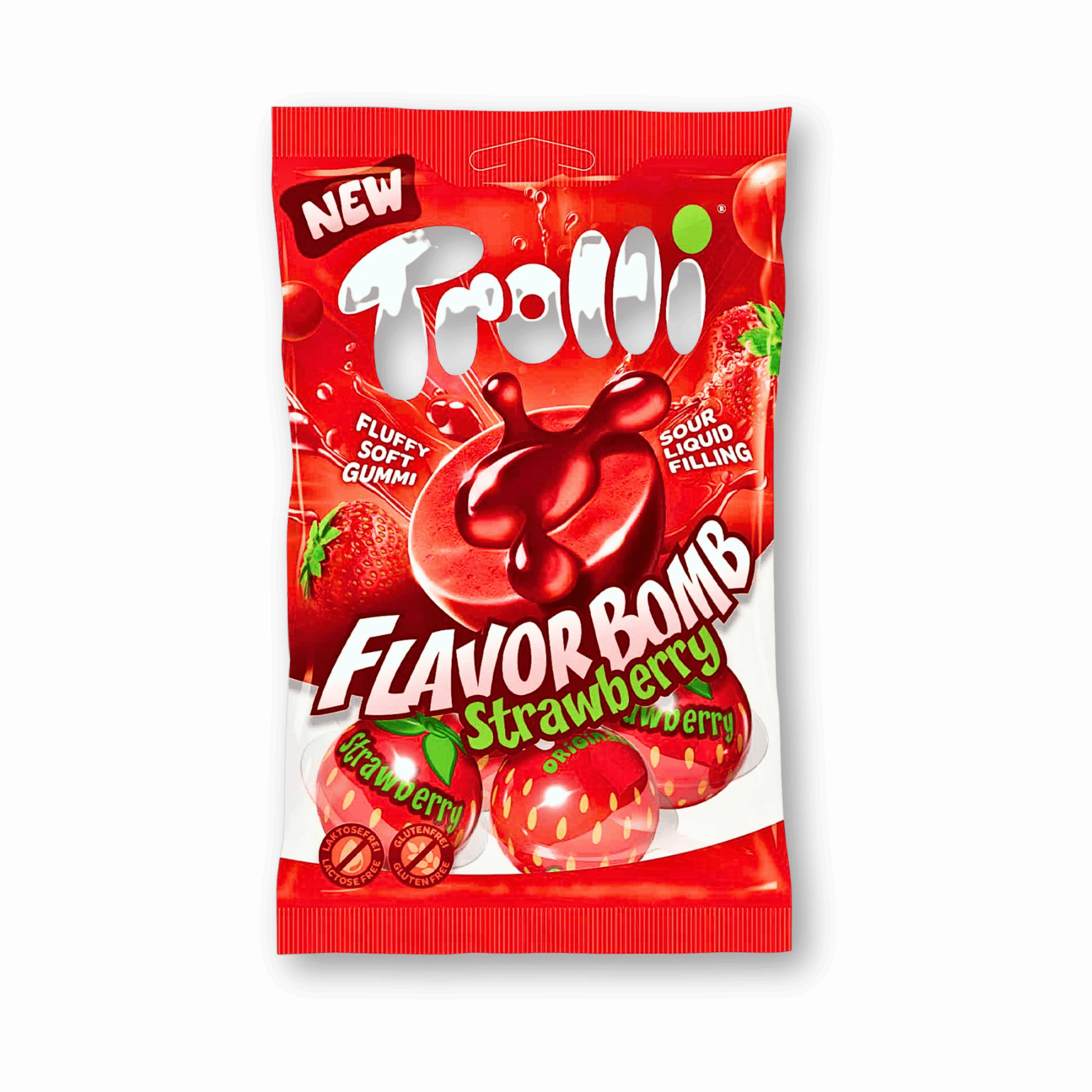 Trolli Trolli Flavor Bomb - Strawberry 75g - Allinone Trade GmbH