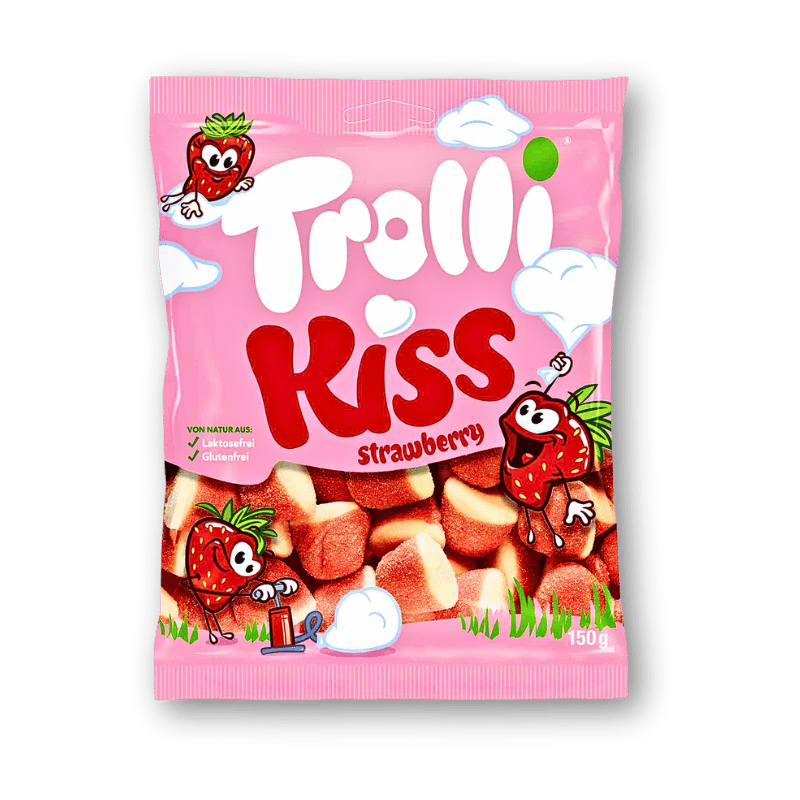 Trolli Trolli - Kiss Strawberry 150g - Allinone Trade GmbH