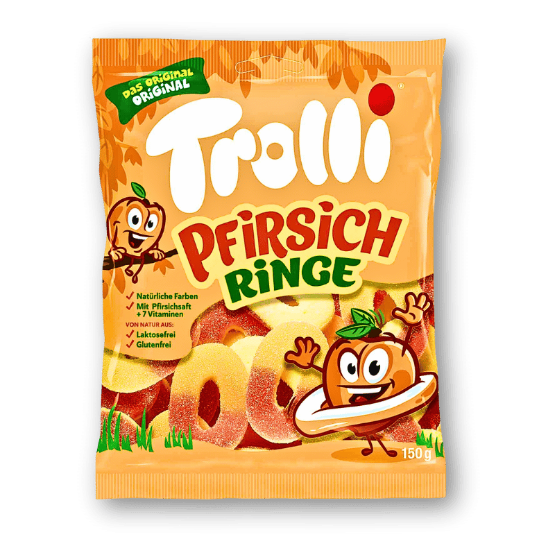 Allinone Trade GmbH Trolli - Pfirsichringe 150g - Allinone Trade GmbH