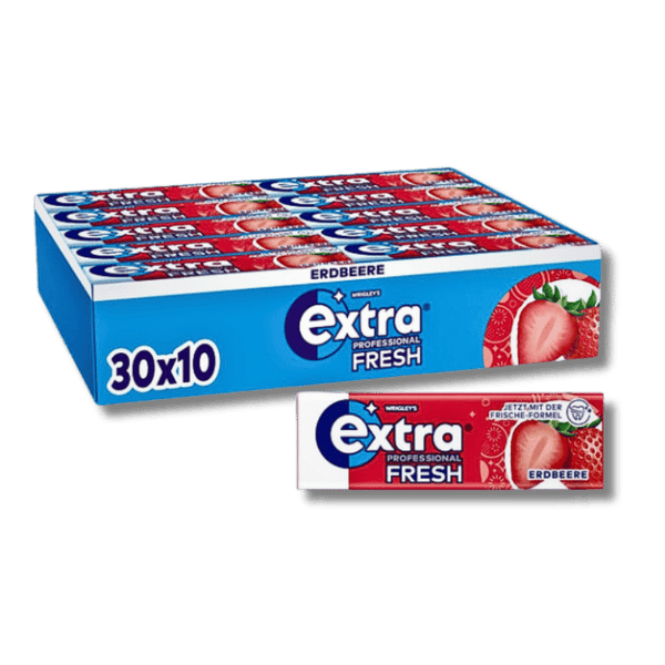 Wrigley's Wrigley’s Extra Professional Fresh Erdbeere (30 x 10 Dragees) - Allinone Trade GmbH