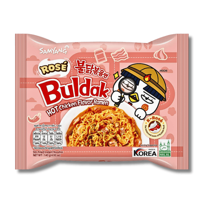 Samyang Buldak Acılı Tavuk Gül 140gr