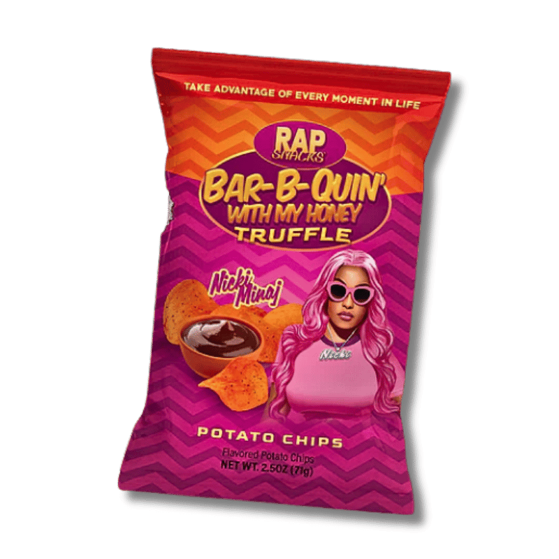 Rap Snack Nicki Minaj Bar-B-Quin with my Honey Truffle Chips 71g