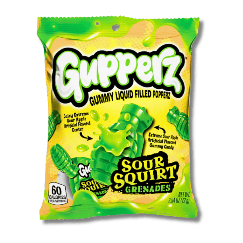 Gupperz Sour Squirt Grenades 72g