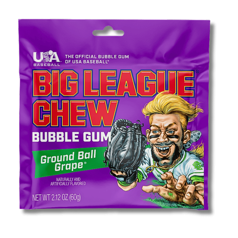 Big League Chew Bubble Gum Grape 60g
