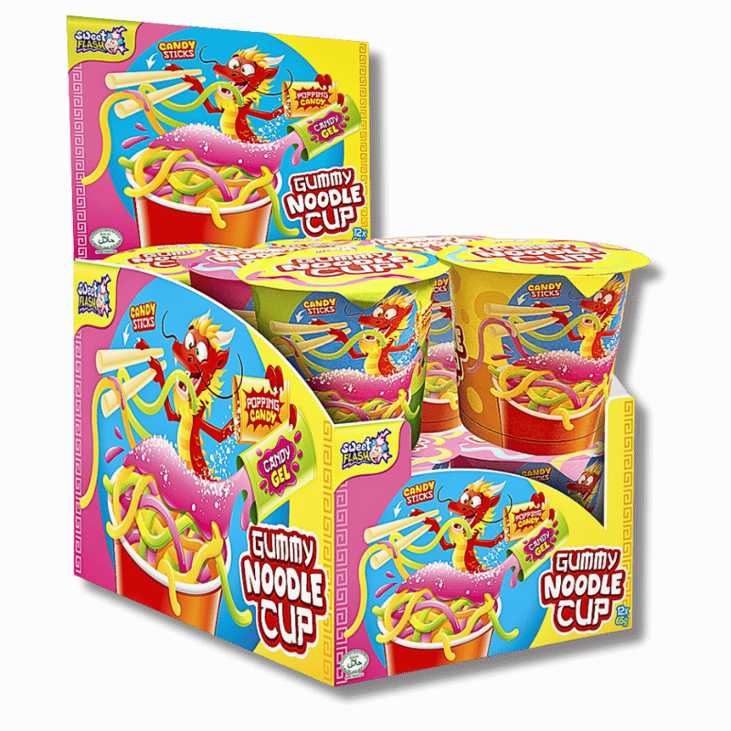 Sweet Flash Gummy Noodle Cup 65g
