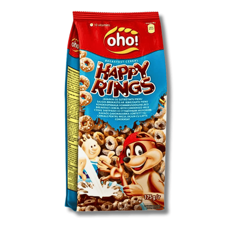 Oho Cereal Happy Rings 175g