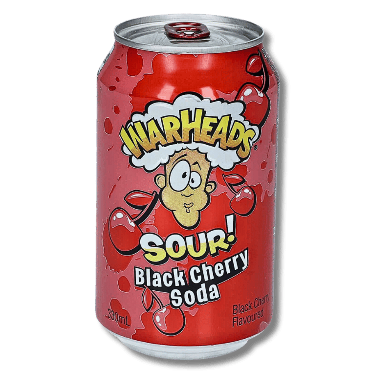Warheads Sour Black Cherry Soda 330ml