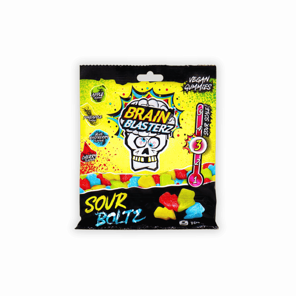 Brain Blasterz Brain Blasterz Sour Boltz Gummies 100g - Allinone Trade GmbH