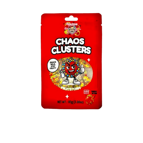 Chaos Candy Chaos Candy Clusters Fruitstorm 48x85g - Allinone Trade GmbH