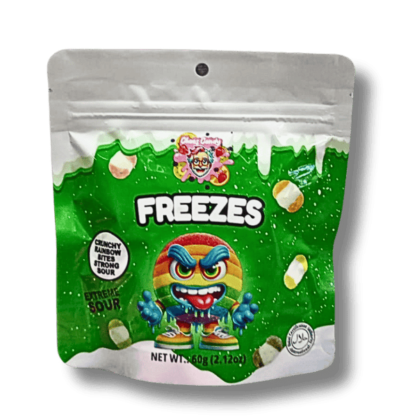 Chaos Candy Chaos Candy Freezes Crunchy Rainbow Bites Strong Sour 60g - Allinone Trade GmbH