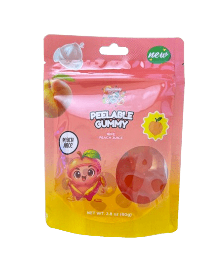 Chaos Candy Chaos candy Peelable Gummy Peach 12x80g - Allinone Trade GmbH