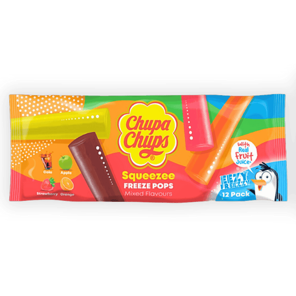 Chupa Chups Chupa Chups Squeezee Freeze Pops 15x45ml - Allinone Trade GmbH