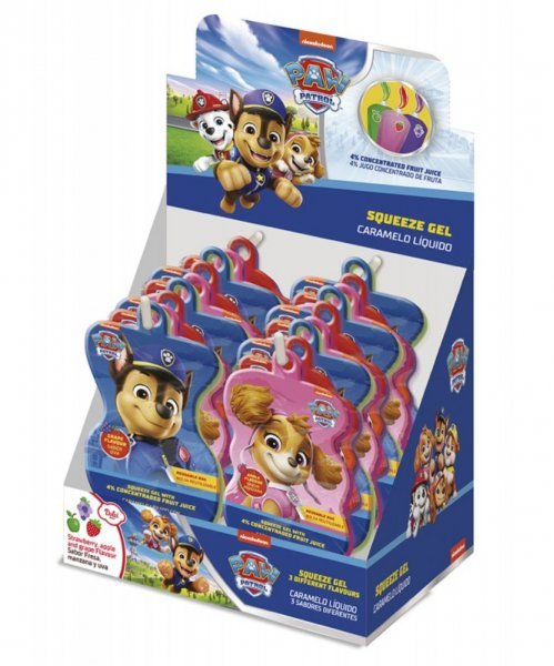 Dolci Ibérica Dolci Ibérica Paw Patrol Squeeze Gel with 3 Different Flavours 50g - Allinone Trade GmbH