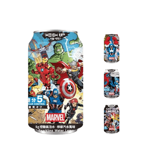 High Up High Up lemonade Marvel Superheroes 24x330ml - Allinone Trade GmbH