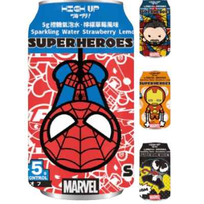 High Up High Up Strawberry Lemonade Marvel Superheroes 24x330ml - Allinone Trade GmbH