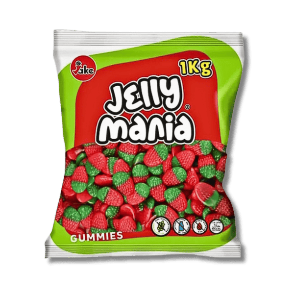 Jake Jake Jelly Mania Oiled Wild Strawberries 1kg - Allinone Trade GmbH