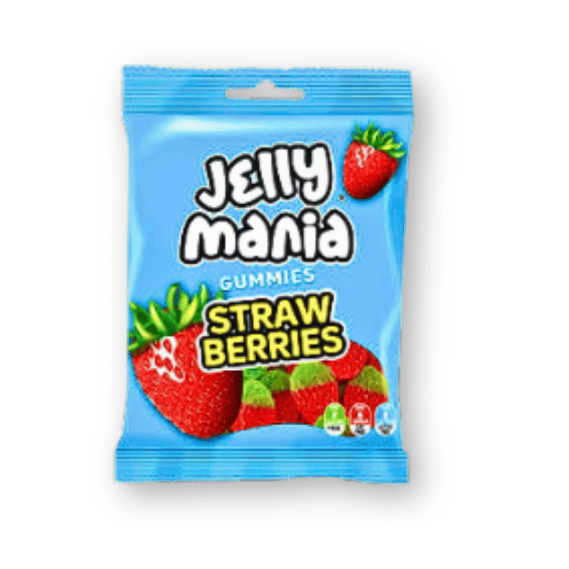 Jake Jake Jelly Mania Sour Strawberries 100g - Allinone Trade GmbH